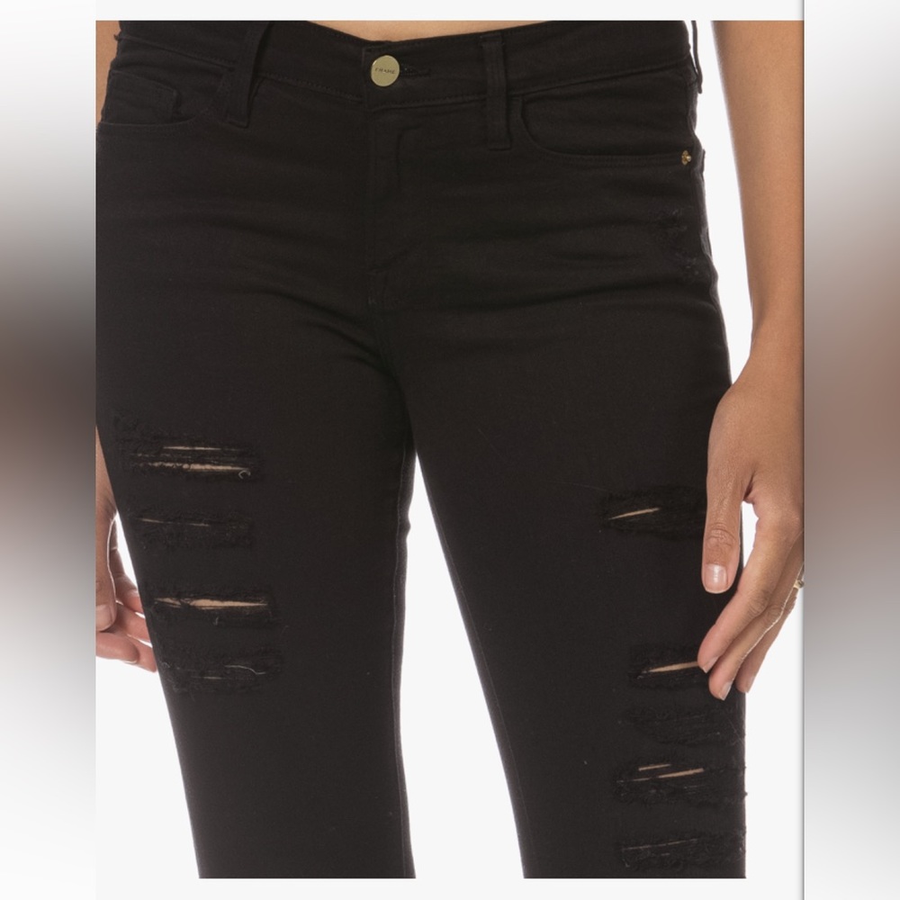 Frame Skinny Ripped Jeans - Picture 3 of 4